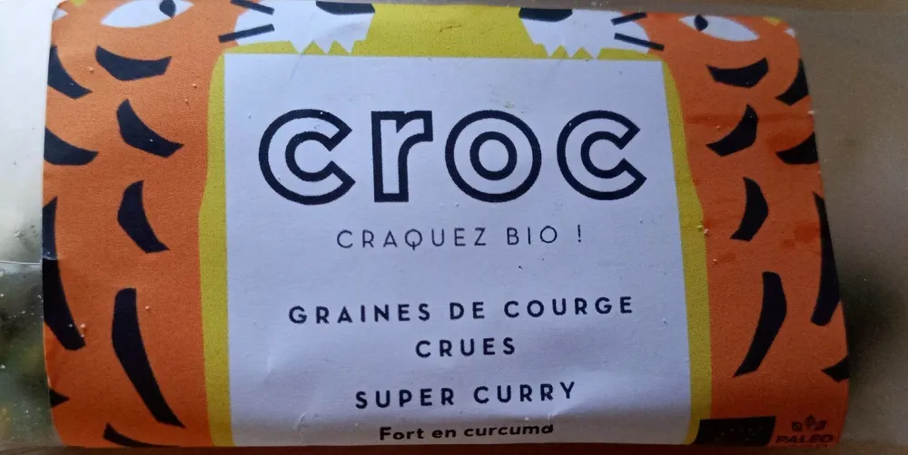 Croc -  graines de courge crues super curry