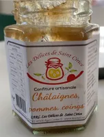 Confiture arrisanale chataignes, pommes, coings