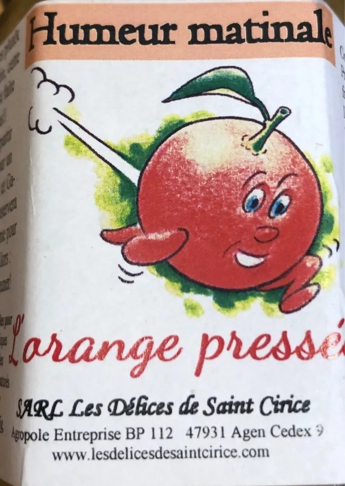 L'orange préssée