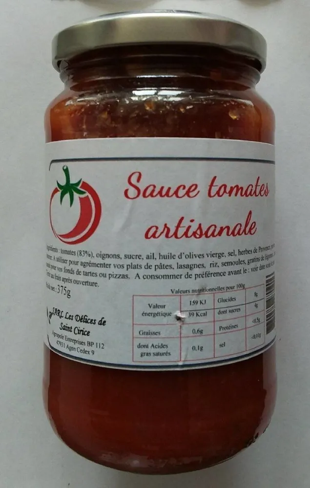 Sauce tomates artisanale