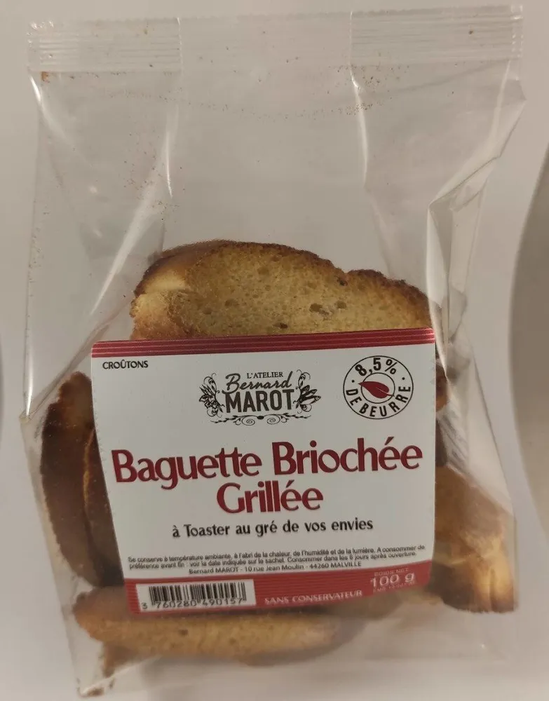 Baguette briochée Grillée