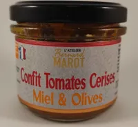 Confit de Tomates Cerises Miel et Olives