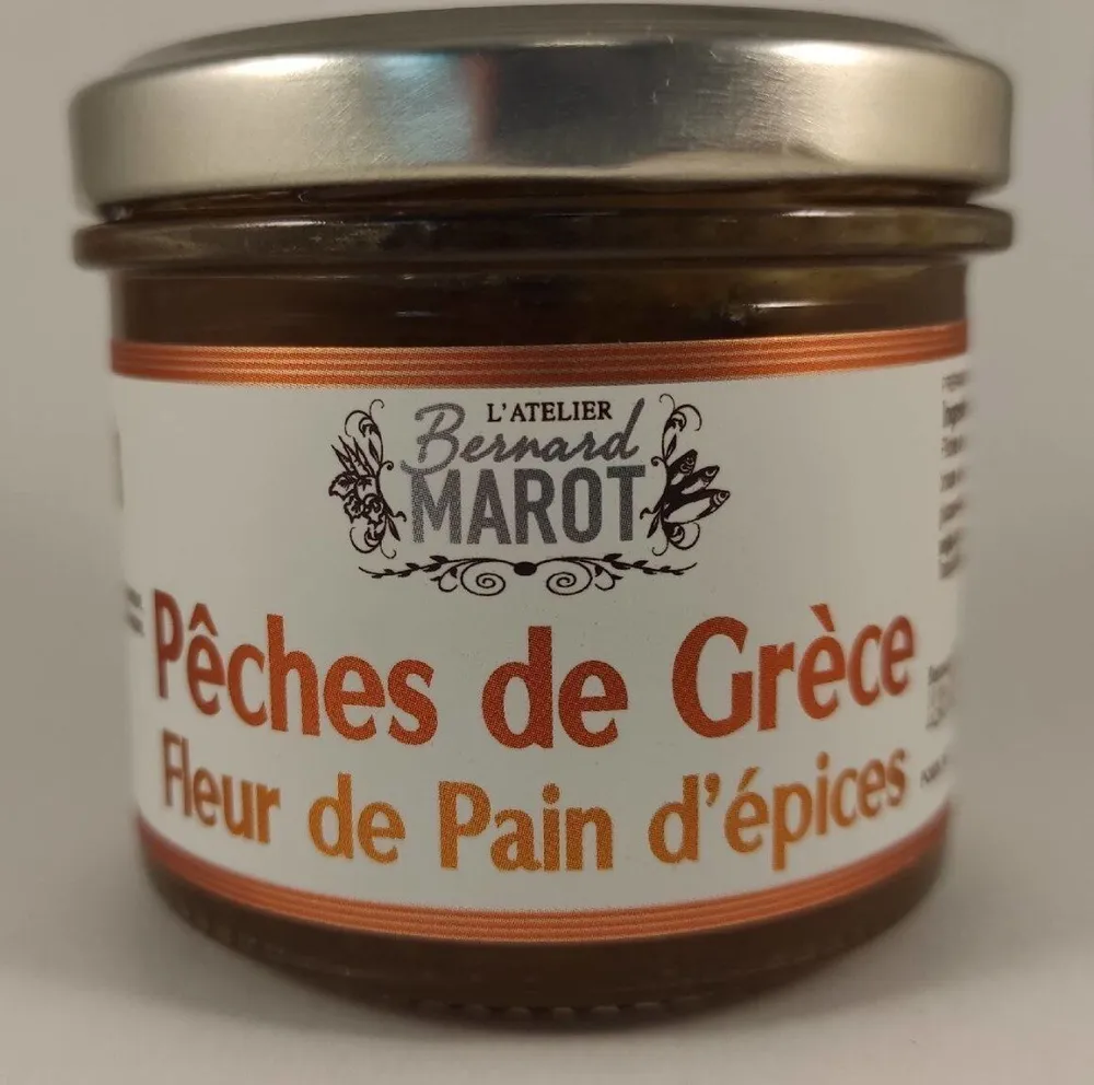 Pêches de Grèce Fleur de Pain d'épices