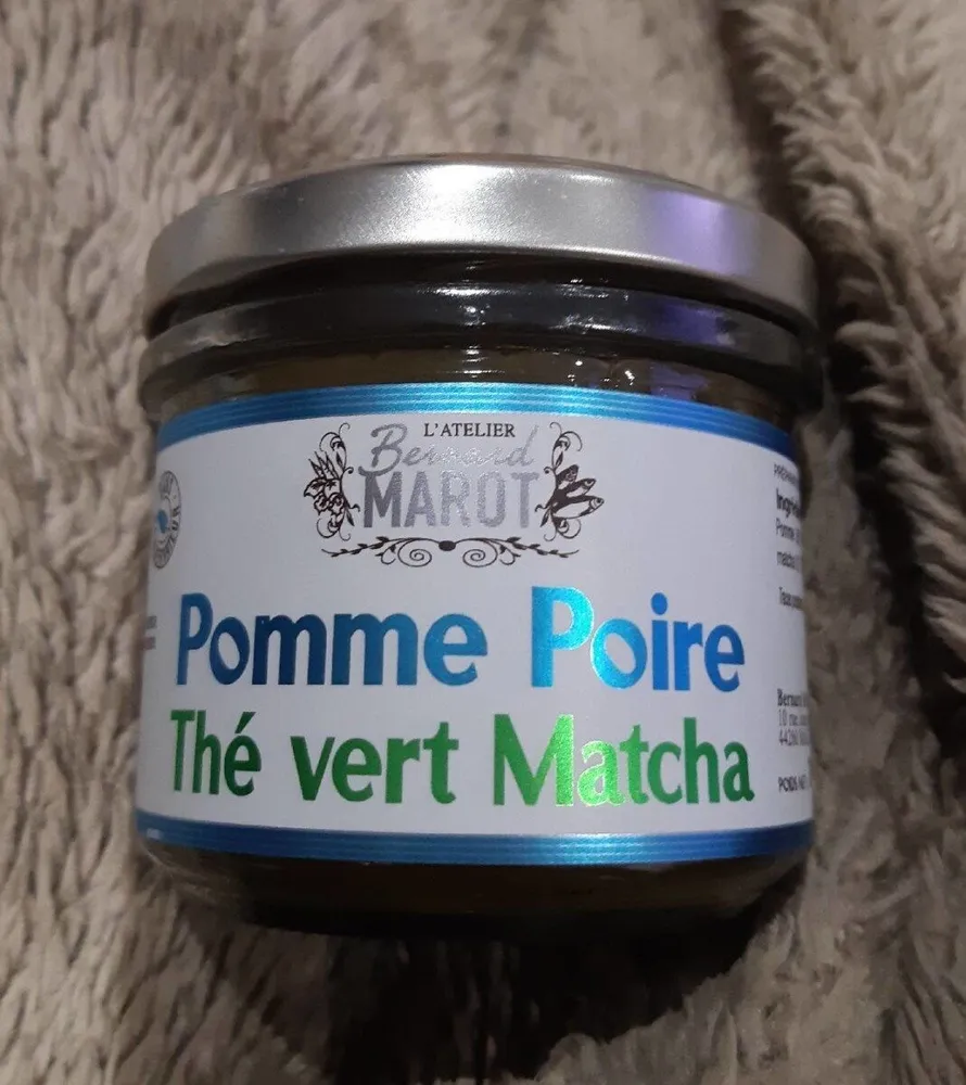 Pomme poire thé vert matcha