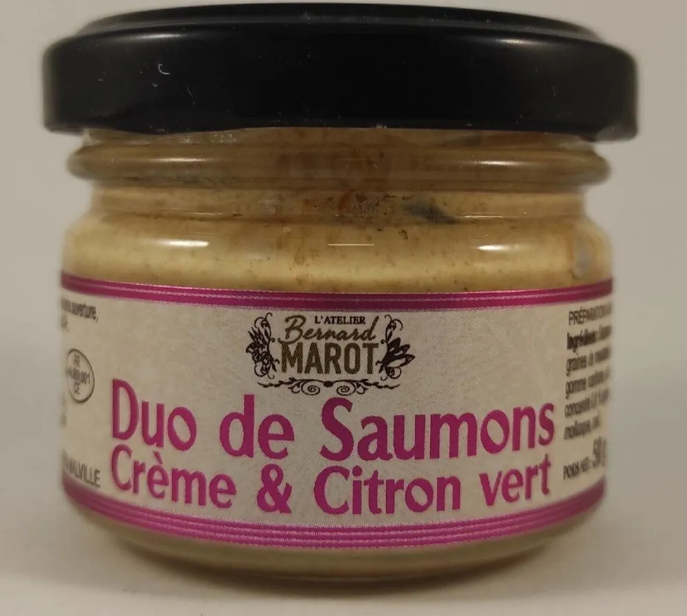 Duo de saumons crème et citron vert
