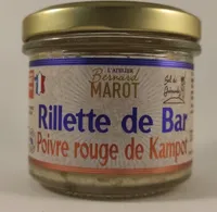 Rillette de Bar Poivre rouge de Kampot