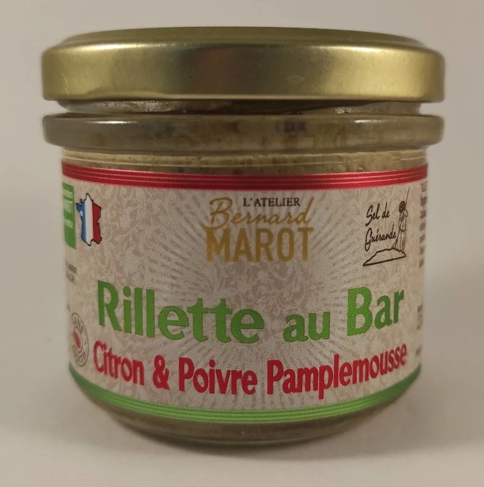 Rillette au Bar Citron & Poivre Pamplemousse