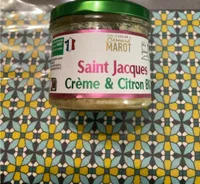 St jacques crème et citron bio