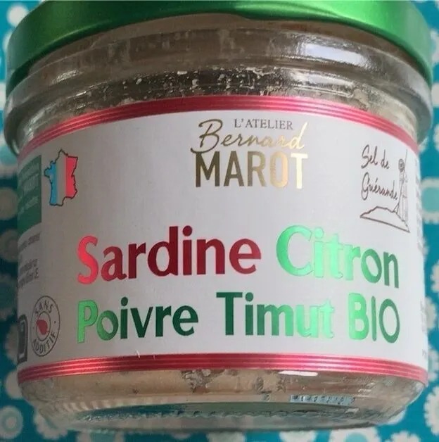 Sardine citron poivre