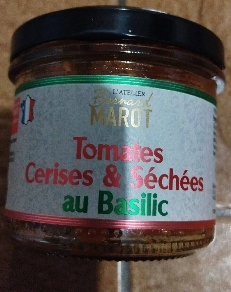 Tomates cerises et séchées au basilic