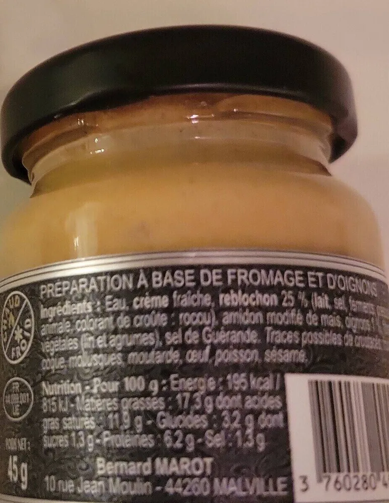 Petite tartelette reblochon et oignons