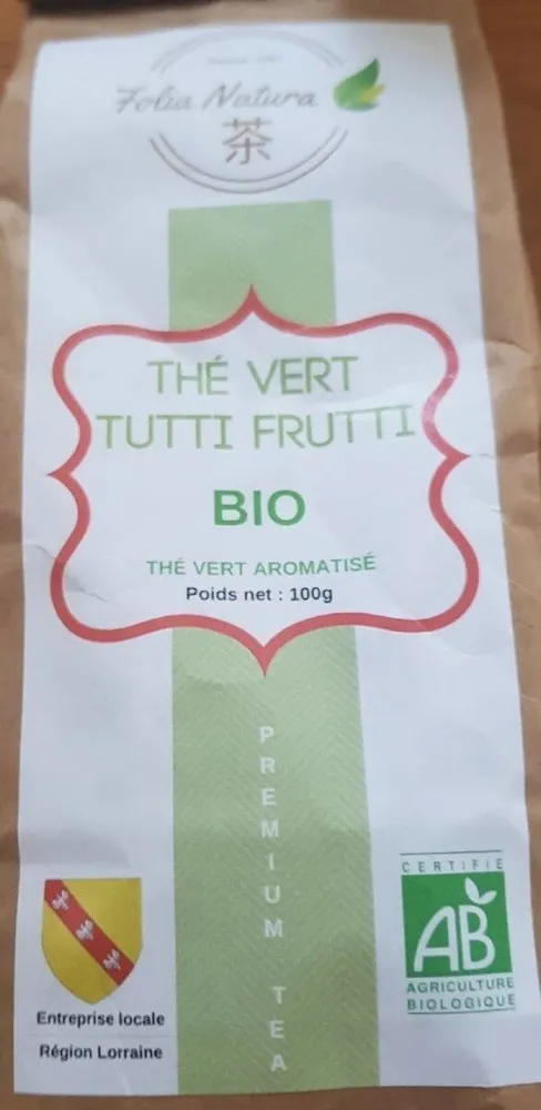 The vert tutti frutti bio