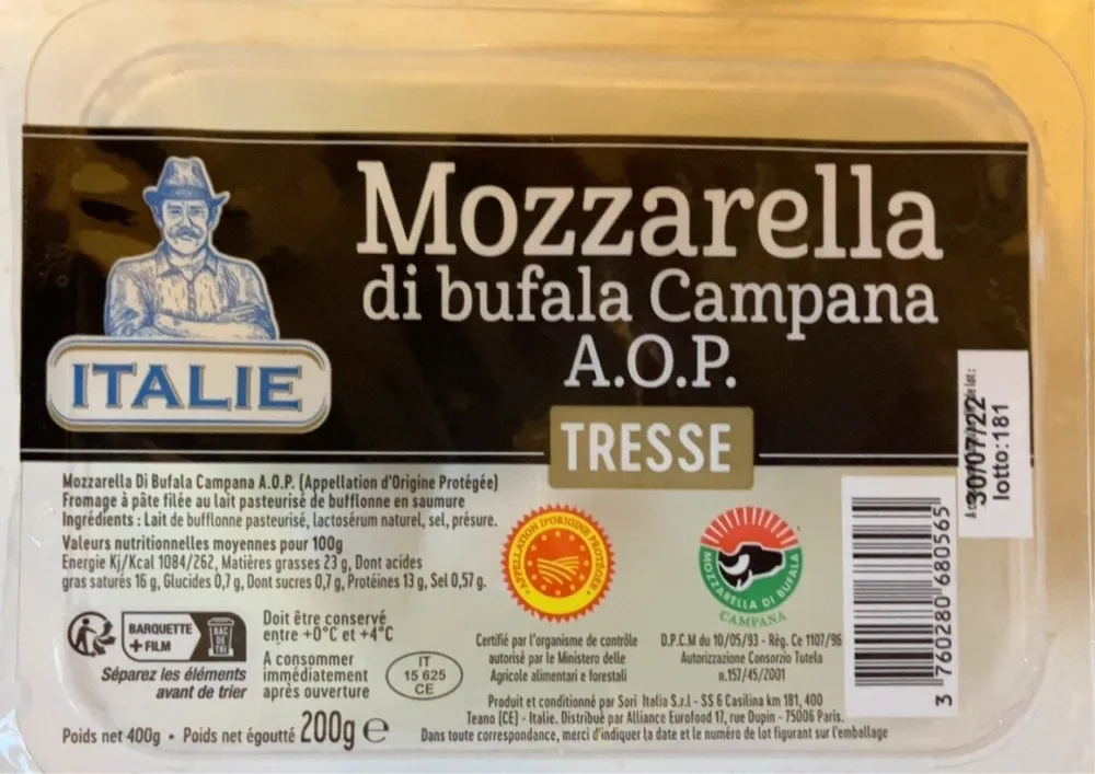 Mozzarella di bufala Campana