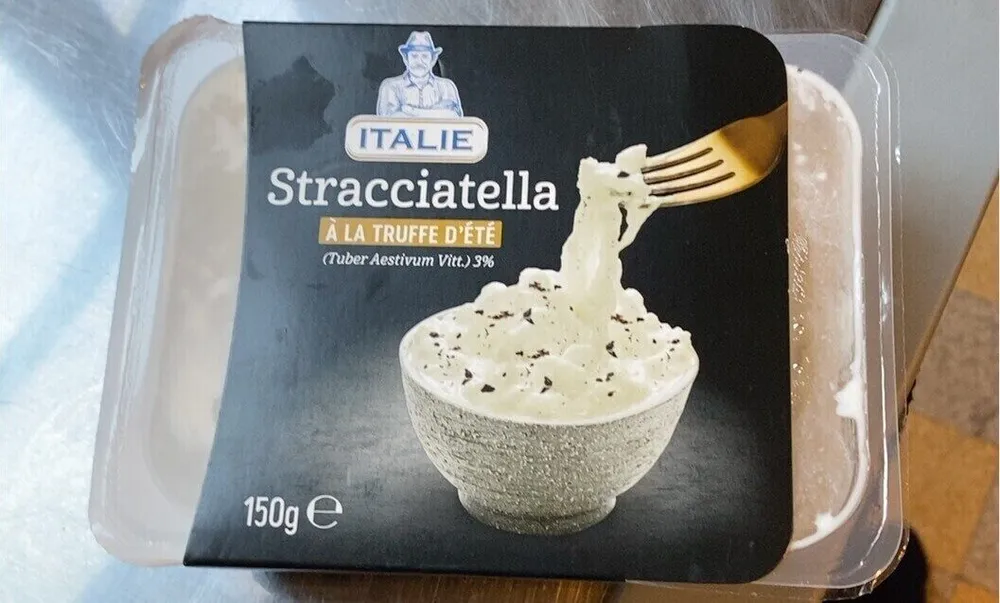 Stracciatella à la truffe