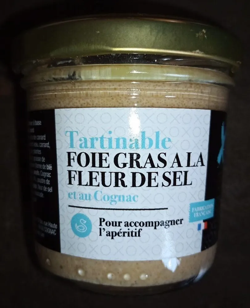 Tartinable foie gras à la fleur de sel et au cognac