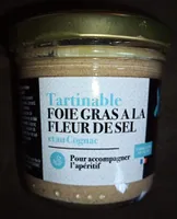 Tartinable foie gras à la fleur de sel et au cognac