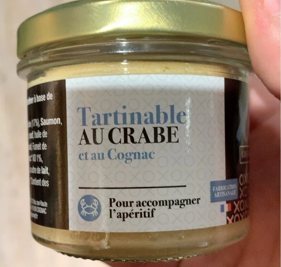 Tartinable au crabe et au cognac