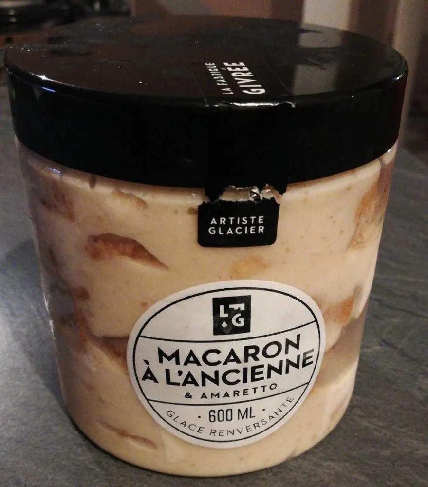 Glace macaron à l'ancienne