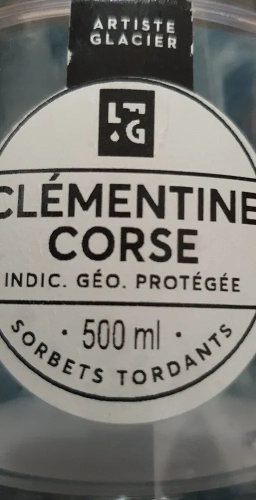 Sorbet Clémentine Corse