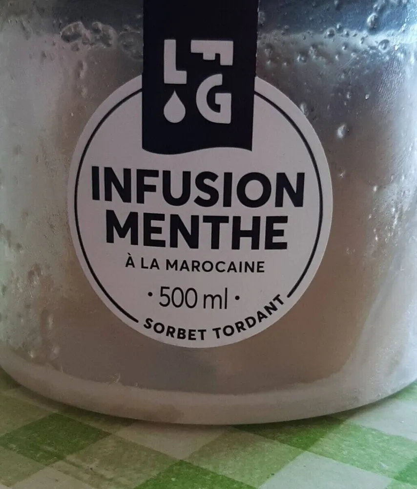 Sorbet infusion menthe à la marocaine