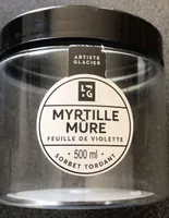 Sorbet myrtille mûre