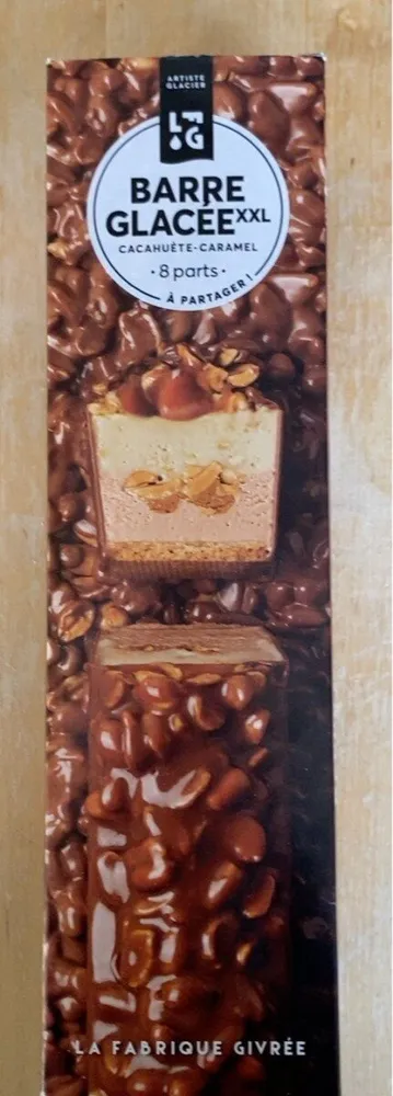 Barre glacée XXL - cachuete caramel