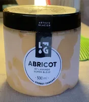 Sorbet Abricot et lavande super bleue