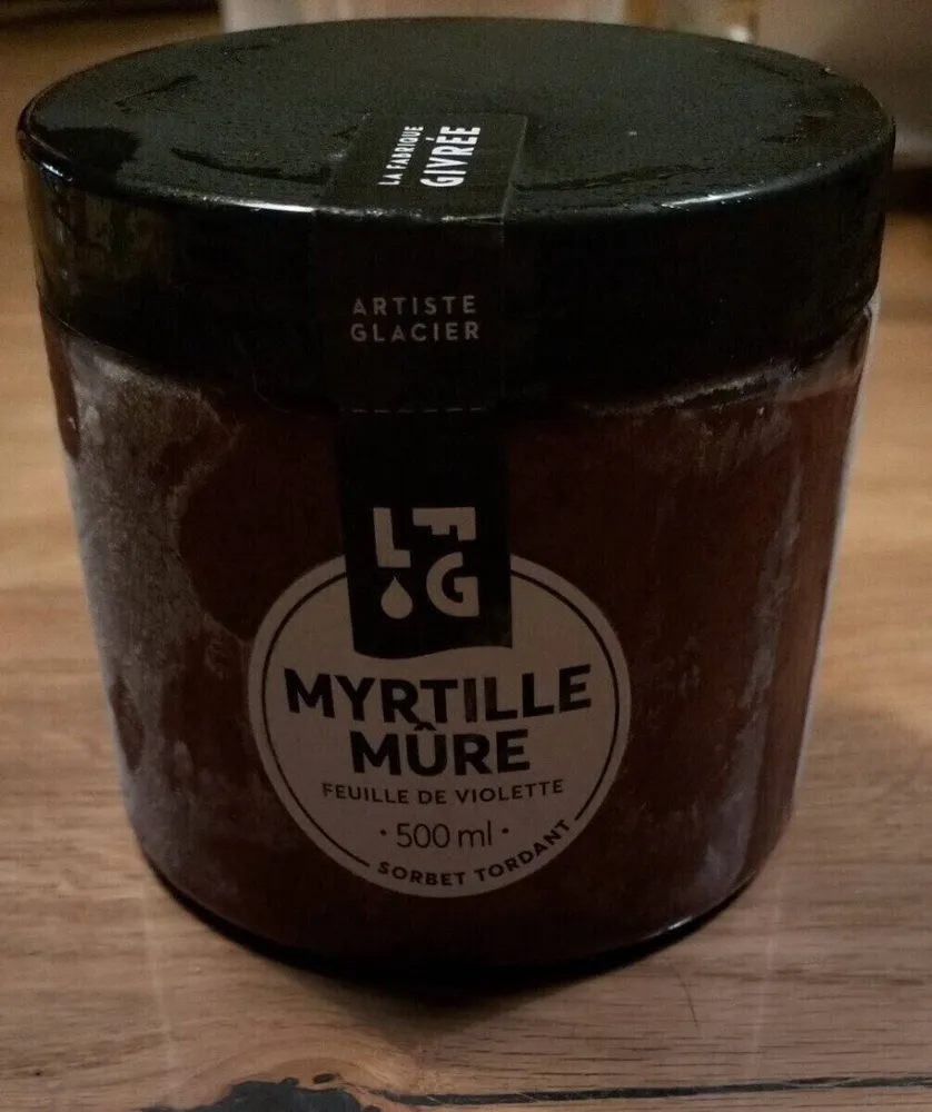 Sorbet myrtille/mûre