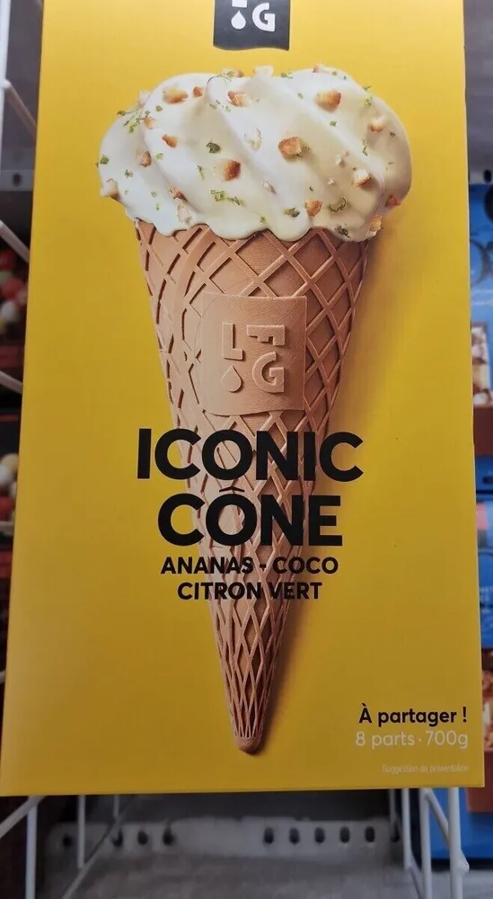 ICONIC CONE ANANAS • COCO CITRON VERT