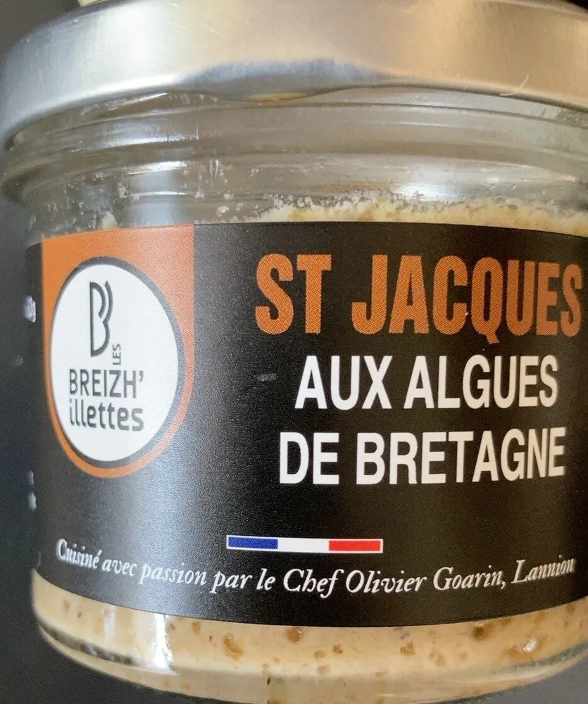 Saint Jacques aux algues de Bretagne