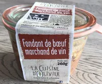 Fondant de bœuf marchand de vin