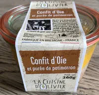 Confit d’oie et puree de potimarron