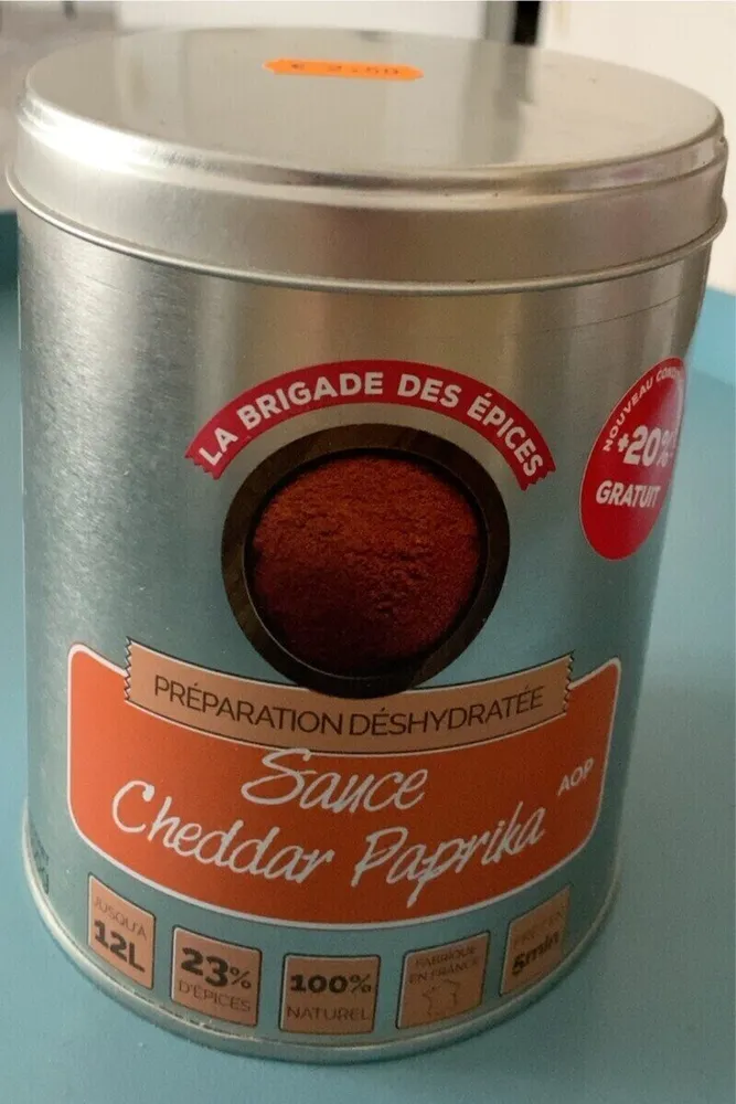 Sauce cheddar parika