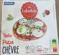 Pizza sans gluten chevre