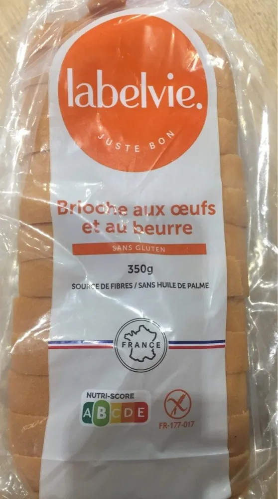 Brioche aux oeufs et au beurre sans gluten