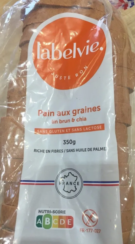 Pain aux graines lin brun & chia sans gluten