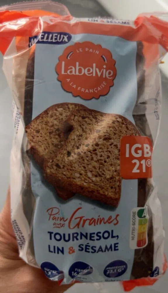 Pain aux graines tournesol, lin et sésame