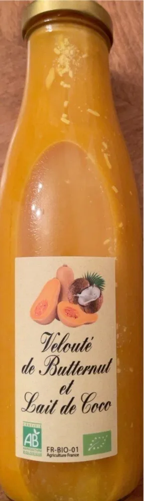 Velouté de butternut et leit de coco
