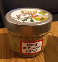 Fondue de poireaux morbier