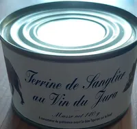 Terrine de sanglier au vin du Jura