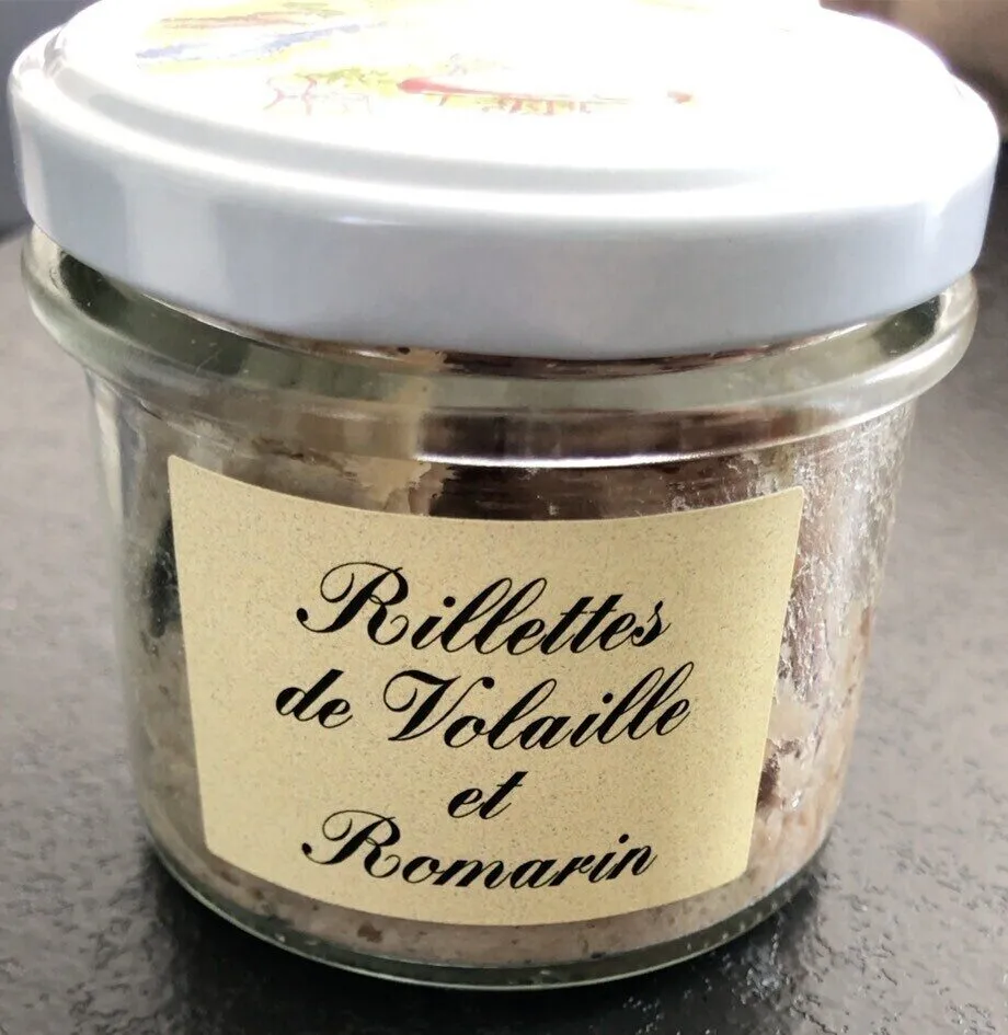 Rillette de volaille et romarin