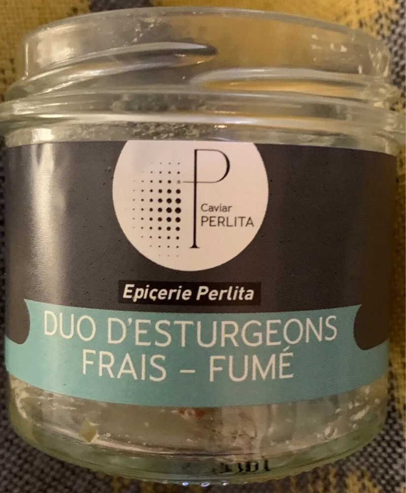 Duo d'esturgeons frais - fumé