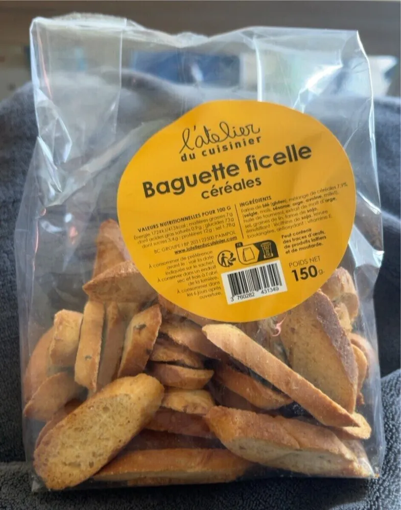 Baguette ficelle céréales