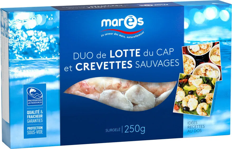Duo Lotte du Cap & crevettes sauvages surg