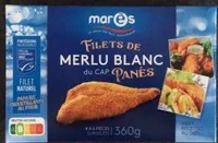 Filets de merlu blanc du Cap panés