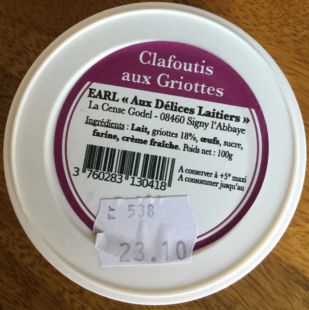 Clafoutis aux griottes