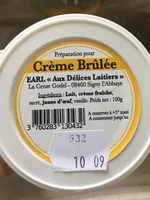 Préparation pour crème brulée