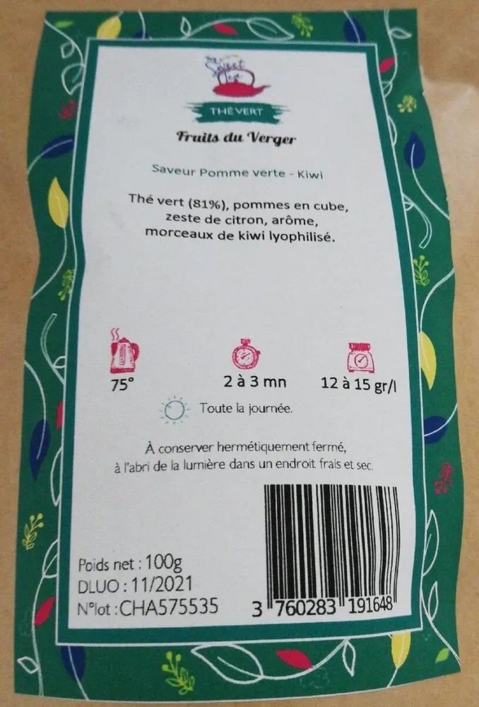 The vert fruits du verger