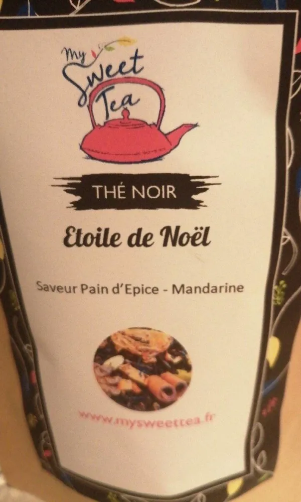 The noir étoile de Noël