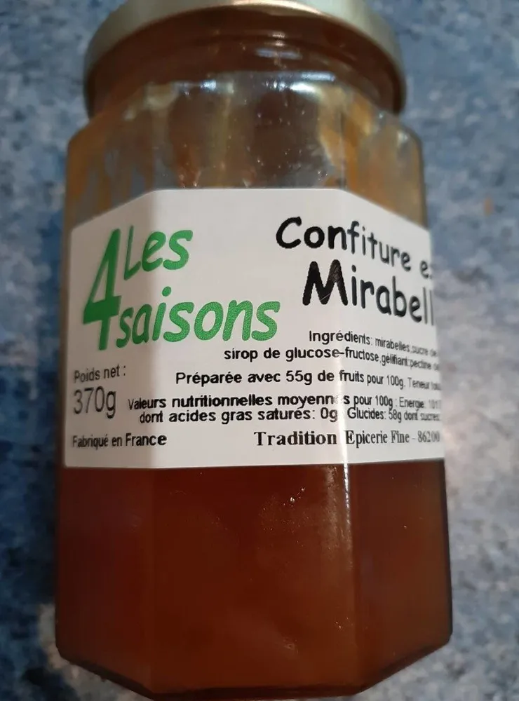 Confiture extra Mirabelles